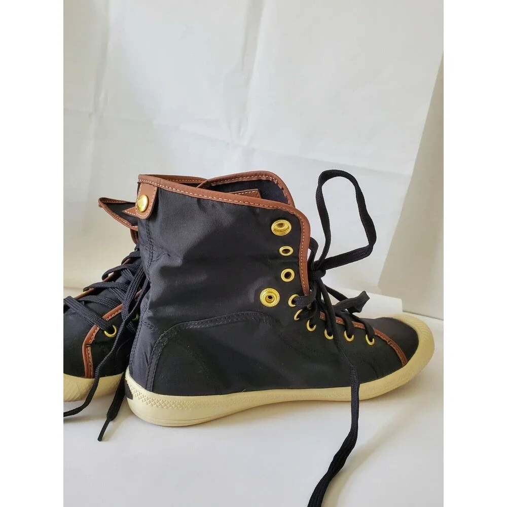 Palladium Baggy Ankle Boots Hiking Trail High Tops Flip/Fold Flex Sneakers sz 10
